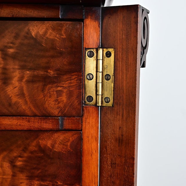 English 19th Century Mahogany Fold-down Desk For Sale - Image 13 of 17