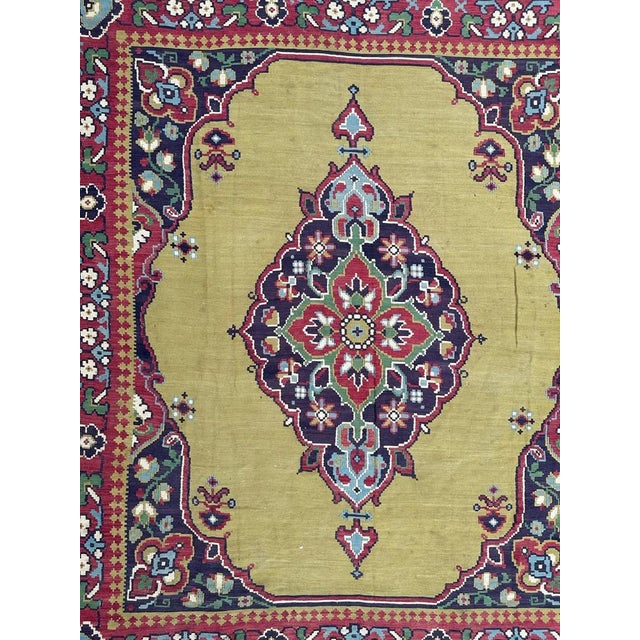 Large Vintage Transylvanian Kilim Rug, 1970s For Sale - Image 3 of 17