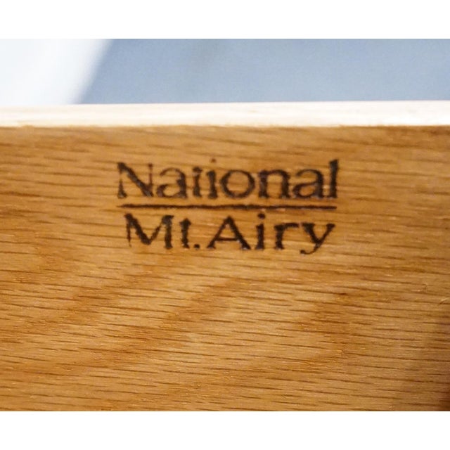 Brown National / Mt. Airy Solid Cherry Traditional Style 26" Chairside Chest / Nightstand For Sale - Image 8 of 12