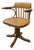 Scandinavian Swivel Office Chair in Bentwood from Thonet, 1960s For Sale