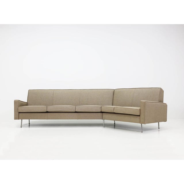 Mid-Century Modern Large Model 28 BC 5-Seater Corner Sofa by Florence Knoll Bassett for Knoll Inc. / Knoll International, USA, 1949 For Sale - Image 3 of 10