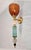 1990s Pair of Blue and Terracotta Murano Glass Sconces For Sale - Image 4 of 13