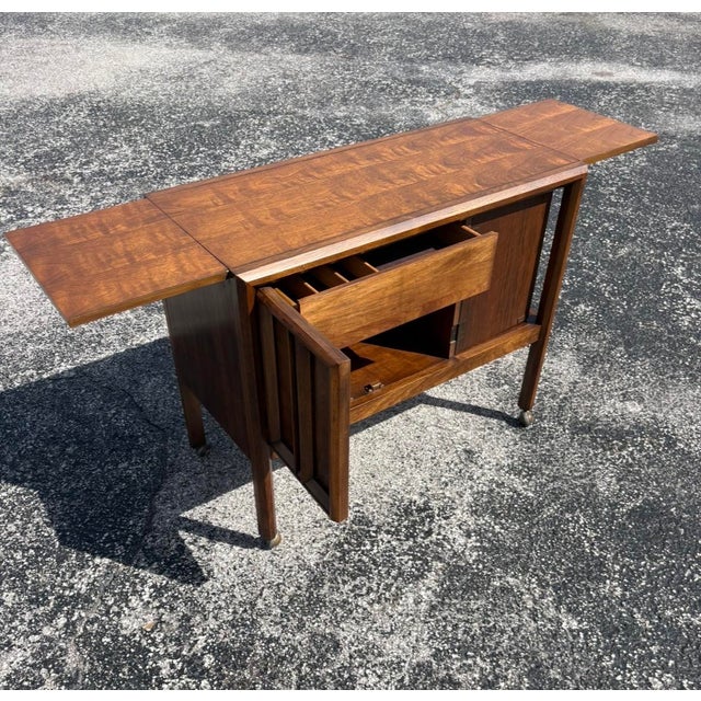Mid-Century Modern Mid Century Thomasville Urbana Server W Refinished Top For Sale - Image 3 of 13