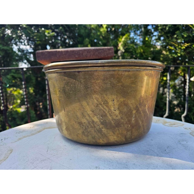 Antique Brass Cauldron, 1890s For Sale - Image 6 of 6