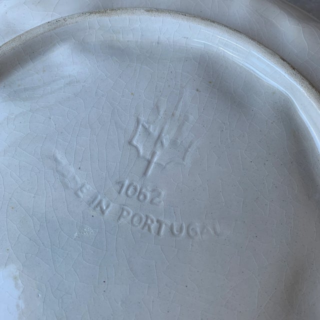 Late 20th Century 3D Lemon Pottery Plate From Portugal For Sale In Memphis - Image 6 of 9