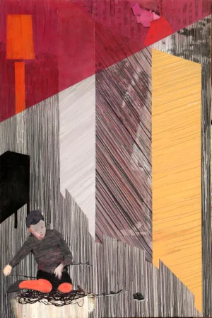 Haavard Homstvedt "Room Divider" Painting