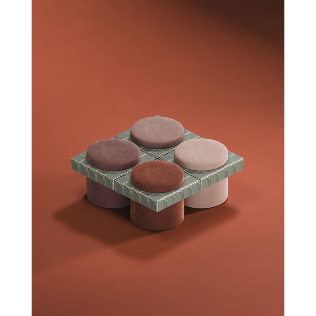 Enigma I Stool Handmade by Malabar For Sale - Image 11 of 18
