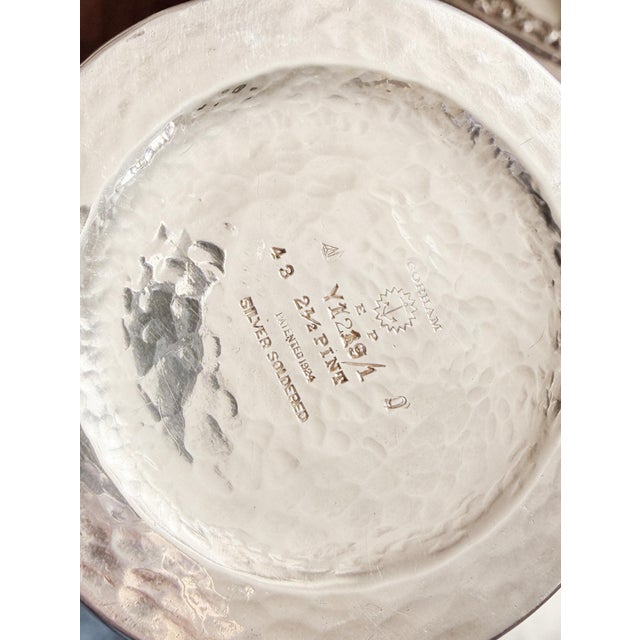 1926 Hammered Silver Plate Cocktail Shaker For Sale In New York - Image 6 of 9