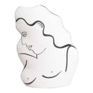 1980s Sculptural Woman Vase