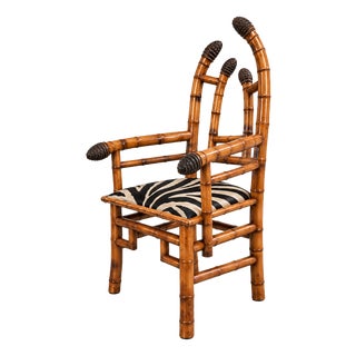 Japanese-Style Armchair by Maison Perret and Vibert, France, 1890 For Sale