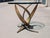 Just in, a striking vintage Mid Century Modern Brutalist side table by Silas Seandel, circa 1970s. This sculptural accent...