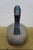 Wood Vintage Hand Carved Wood Crane Egret Wading Bird Sculpture Folk Art Decoy 14" For Sale - Image 7 of 12
