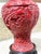 Chinese Antique Chinese Republic Era Carved Red Cinnabar 7.5” Landscape & Figures Vase For Sale - Image 3 of 7