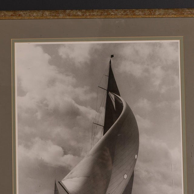 Beken of Cowes, Racing Yacht, Velsheda, 1934, Photographic Print, Framed For Sale - Image 4 of 15