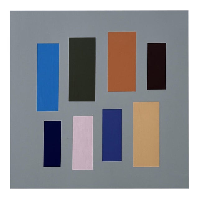 Contemporary Abstract Acrylic on Birch Panel "Out of Ways" by Tom McGlynn For Sale