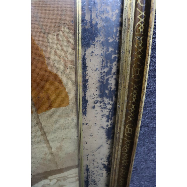 Victorian Needlepoint Tapestry of Napoleon Bonaparte Crossing the Alps For Sale - Image 14 of 18