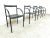 Spanish Francesca Armchairs attributed to Philippe Starck for Baleri Italia, 1982, Set of 4, in Very Good conditions....