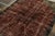 1960s Vintage Art Deco Rug in Red, Green, Black, Distressed Geometric Pattern For Sale In New York - Image 6 of 8