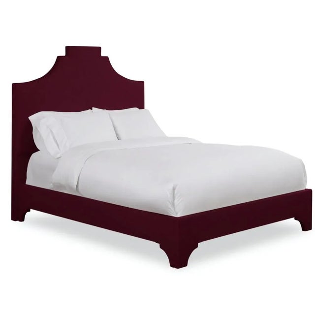 This listing includes the entire bedframe, including the headboard, rails, and footboard. From Chairish's line of bespoke...