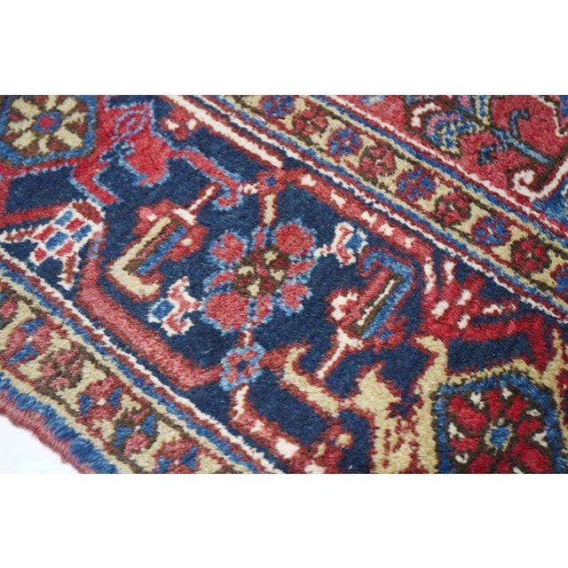Vintage Heriz Rug 7'9'' x 11'2'' For Sale - Image 4 of 10