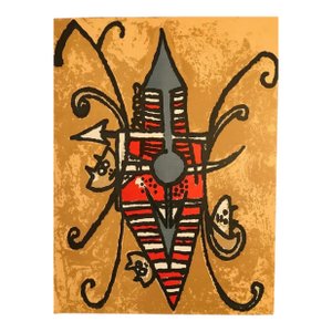 Wifredo Lam Original Lithograph L’oiseau Du Possible XXe Siecle 1979