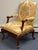 Traditional Statesville Chair Company Carved Georgian Upholstered Chair For Sale - Image 3 of 12