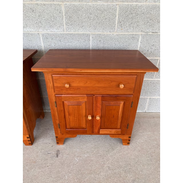 Chatam Reproductions Shaker Style Nightstands - A Pair For Sale In Philadelphia - Image 6 of 11