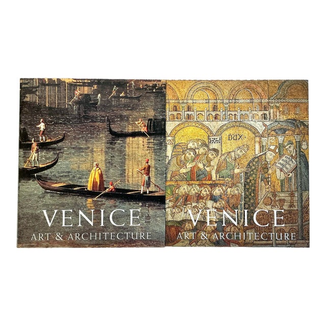 1997 Vintage Italian Renaissance ‘Venice Art & Architecture’ Book - 2 Volume Set For Sale
