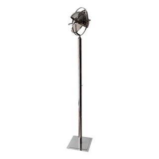 Vintage Space age Chrome Floor Lamp by Peter Bliss, 1980s For Sale