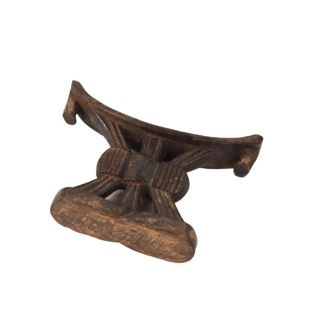 Wood Early 20th Century Shona Wood Headrest For Sale - Image 7 of 7