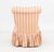 Pink Pink Striped Silk Upholstered Slipper Chair For Sale - Image 8 of 8