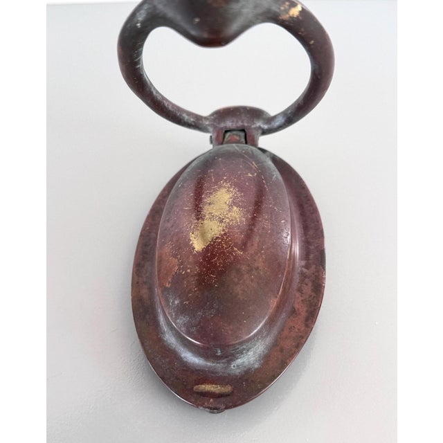 Vintage Brass Door Knocker For Sale In New York - Image 6 of 7