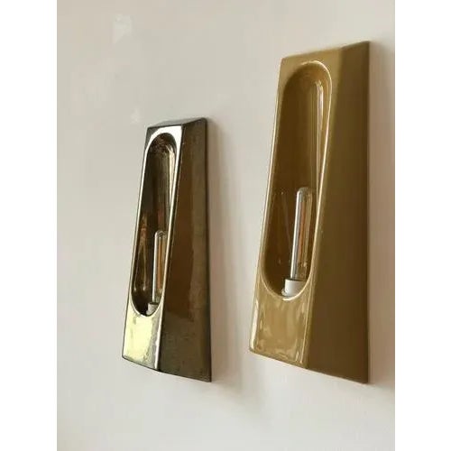 Ceramic Alcove Ouro Wall Lamp by Violaine d'Harcourt For Sale - Image 7 of 8