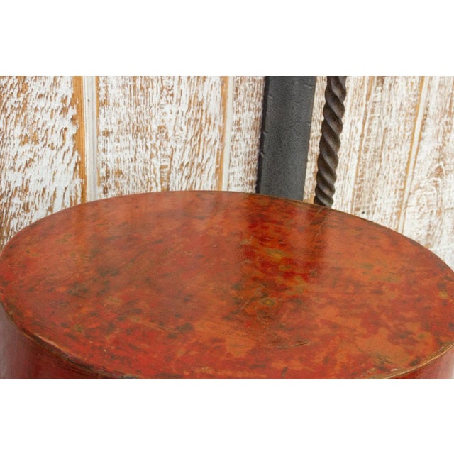 19th Century Antique Burmese Shwe Zawa Red Betel Box For Sale - Image 5 of 10