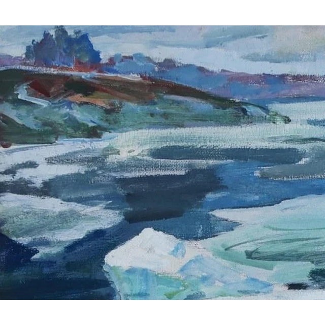 FREE SHIPPING worldwide. The painting will be rolled up and packed securely in a special protective tube. Note: The...
