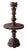 Antique Dutch Colonial Treen Turned Wood Candleholder For Sale