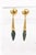 Contemporary Ancient Roman Arrowhead Earrings W/ 21k, A Pair For Sale - Image 3 of 11