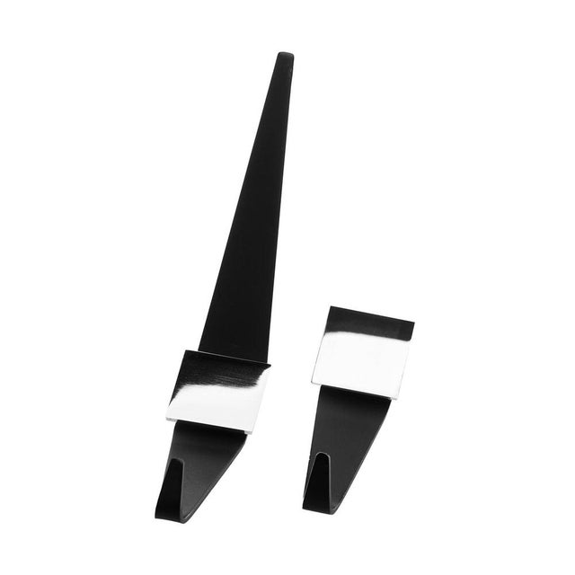 Metal Vintage Minimalistic Coat Hooks in Metal and Chrome, Germany, 1960s, Set of 7 For Sale - Image 7 of 9