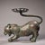 Late 19th Century Bronze Tiger-Form Fruit Tray, 2600g, Archaic Motifs, Sculptural Stand For Sale - Image 4 of 10