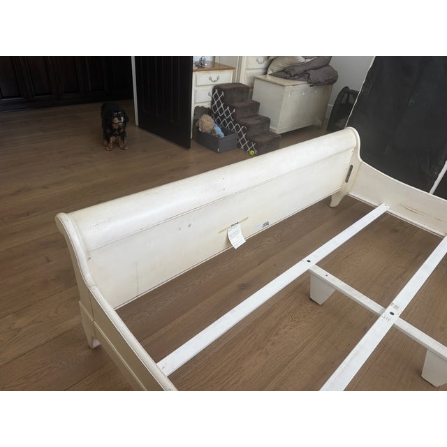 Ethan Allen Sleigh Bed For Sale In Los Angeles - Image 6 of 9