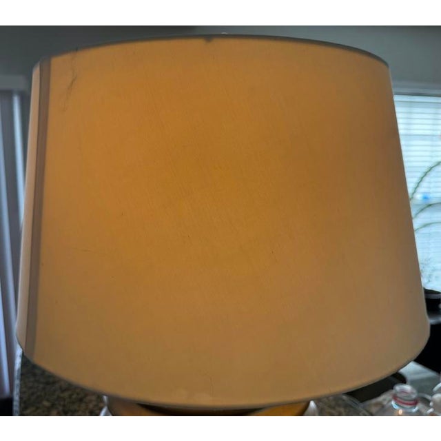 Arteriors Home Laura Kirar Collection Hollywood Regency Style Table Lamp With Drum Shade For Sale - Image 16 of 18