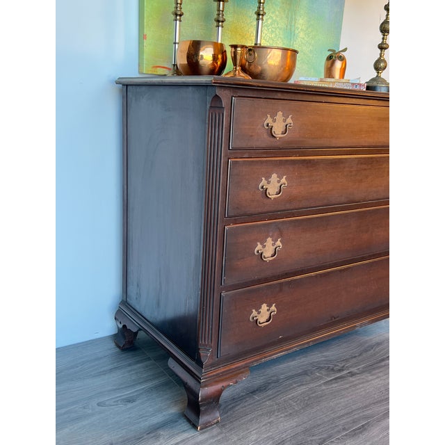 Chippendale Chest of Four Drawers For Sale - Image 4 of 12