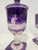 Glass Pr, Bohemian Amethyst Hunting Engraved Glass Covered Urns, Late 19th Century For Sale - Image 7 of 11