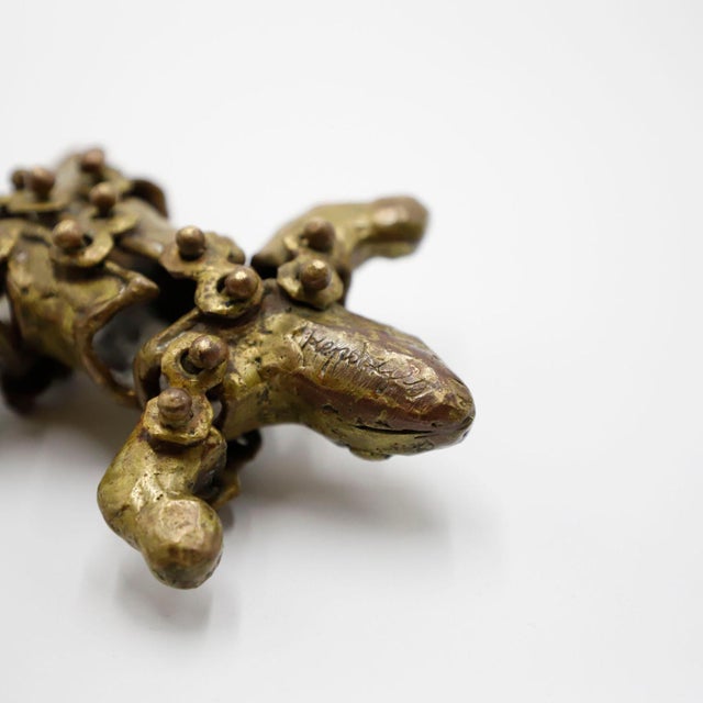 Mexican 1970s Original Pal Kepenyes Articulate Sculpture Signed For Sale - Image 3 of 4