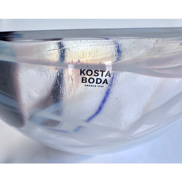 Early Edition Contrast Series Bowls in Mouth-Blown Art Glass by Anna Ehrner for Kosta Boda, Sweden, 2005, Set of 3 For Sale - Image 12 of 18