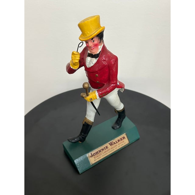 Mid-Century Modern Circa 1950s Johnnie Walker Striding Man Figurine For Sale - Image 3 of 13