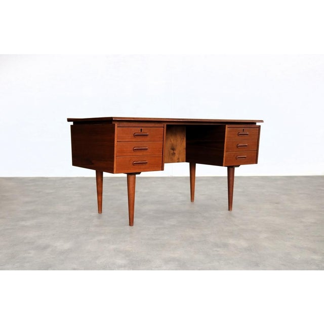 Vintage Danish Desk in Teak, 1960s For Sale - Image 12 of 12