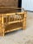 1980’s Coastal Hexagonal Bamboo Rattan Weave Coffee Table For Sale - Image 11 of 13