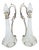 Liqueur Bottles in Cut Glass with Silver Structure, Set of 2 For Sale