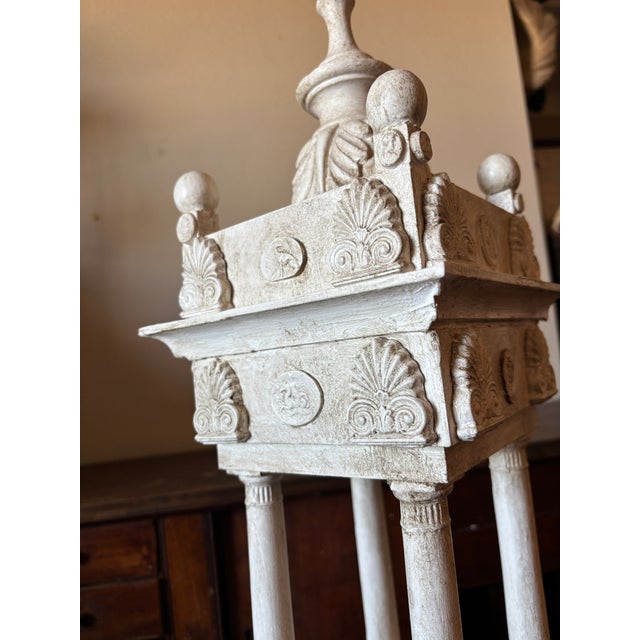 1950s Neoclassical Large Architectural Model Temple/Shrine With Grand Tour Intaglios For Sale - Image 5 of 12